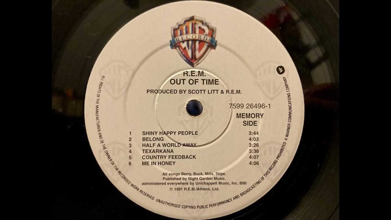 REM Texarkana. HQ Vinyl Rip. (Linn Sondek LP12/Ittok/Kandid/640p