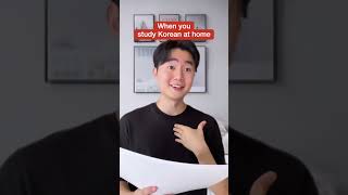 Practicing Korean at home vs In South Korea