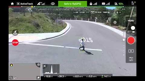 DJI Phantom 4  Active Track test