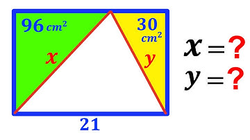 Can you solve for X and Y? | (Rectangle) | #math #maths | #geometry