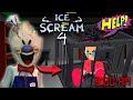 JUGAMOS ICE SCREAM 4 A LAS 3 AM 😱 ¿LOGRAMOS ESCAPAR? (JUEGO COMPLETO GAMEPLAY 🐸 SIMBA PK XD