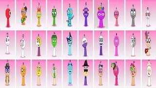 Sprunki Oc Numberblocks 1 To 30 Incredibox Compilation