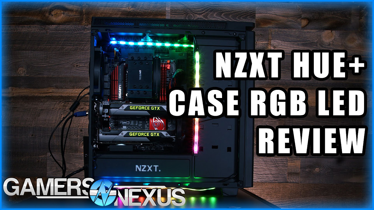 NZXT HUE+ RGB LED Controller & Case Lighting Review - YouTube