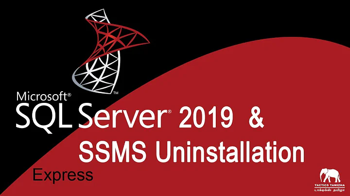 How to completely uninstall SQL server 2019 and SQL Server Management Studio(SSMS) Step by Step