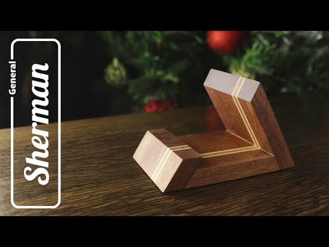 How to make wooden mobile phone stand