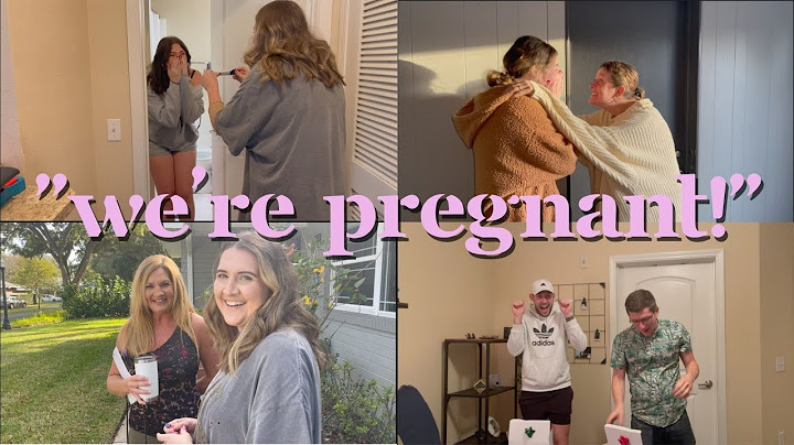 Telling our family & friends we are pregnant!
