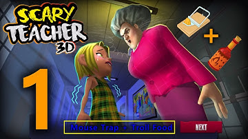 Scary Teacher 3D - Find Mouse Trap And Troll Food - Gameplay Walkthrough Part 1 (iOS/Android)