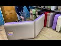 Массажный стол складной 190х70 см и Регулировкой высоты, Двойным поролоном, Двухцветный