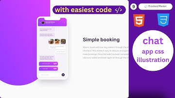This Is The Easiest Way To Solve This Challenge | Chat App CSS illustration
