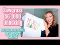 SAWGRASS VIRTUOSO SG1000 SUBLIMATION PRINTER UNBOXING : SUBLIMATING MY FIRST SHIRT