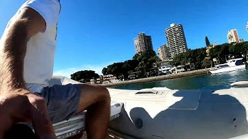 Swing mooring tender run