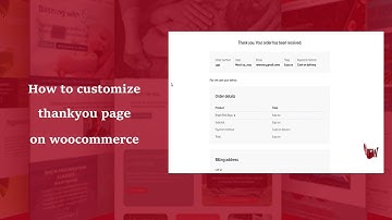 How to customize woocommerce thankyou page | tamil