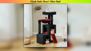 Unboxing Large Cat Tree for Indoor Cats MultiLevel Cat Tower with Spacious Condos Sisal Scratching