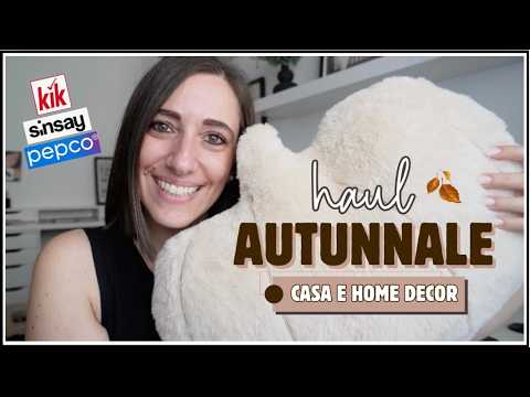 FALL HOME SHOPPING HAUL 🍂 Low-cost home decor from KiK, Pepco, and Sinsay ✨