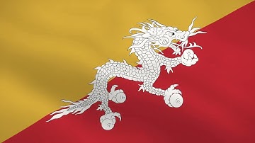 Bhutan Flag Waving Video Background | Free HD stock video