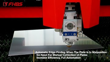 Baisheng Laser - Automatic Edge Finding Laser Cutter Function