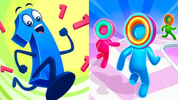 Layer Man vs Number Run - Level Up Number (ASMR, Max Level) New Update