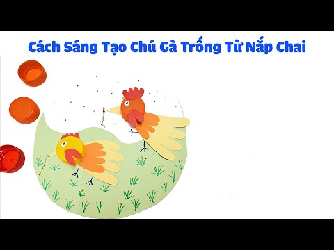 Cáchlàmmộtcongàtrốngtừn Cách làm một chiếc cầu vồng từ nắp chai nhựa 