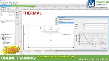 [Plaxis 2D] - Bài toán 16: Phân tích Nhiệt của kết cấu BTCT | @NGUYENQUOCTOI