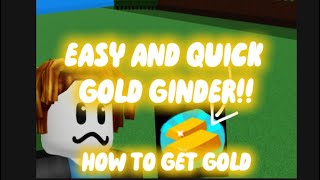 HOW TO GET GOLD FAST (QUICK AND EASY GOLD GRINDER) :Roblox build a boat for treasure