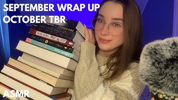 ASMR 📚 September Reading Wrap Up / October Book TBR ✨