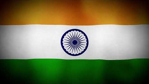 [10 Hours] Indian Flag Waving [4K] - Waving Flags
