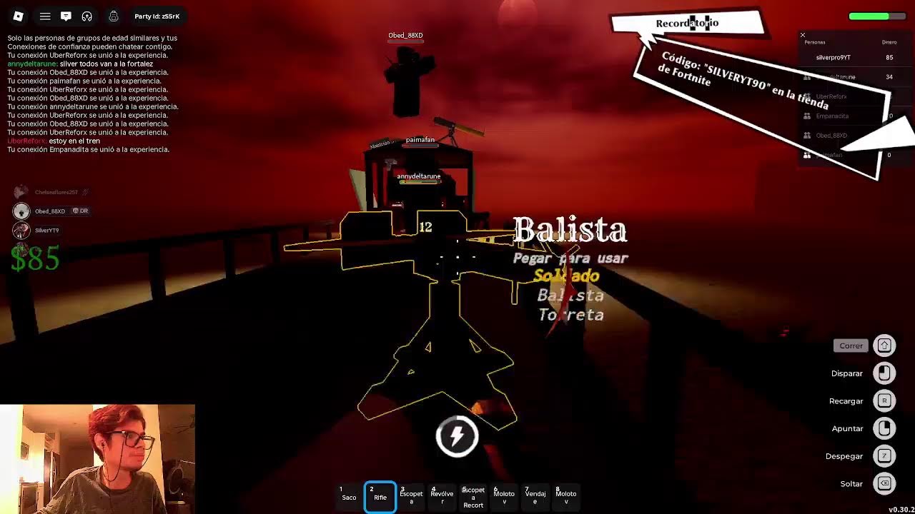 Jugando Roblox con subs!!