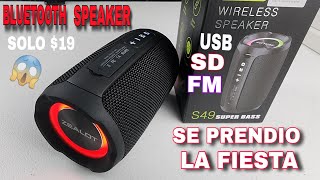 ZEALOT S49  BT SPEAKER  UN TOMA MI DINERO $$