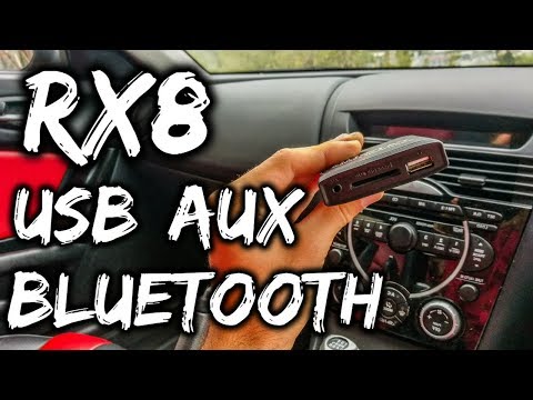 Mazda Rx8 USB, AUX 및 Bluetooth 어댑터 설치