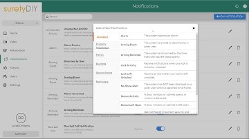 How to Create a Sensor Activity Notification in Alarm.com