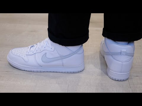 Nike Dunk High SP 'Pure Platinum' Unboxing & Review (2020) - YouTube