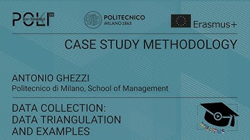 Data collection: data triangulation and examples (Antonio Ghezzi)
