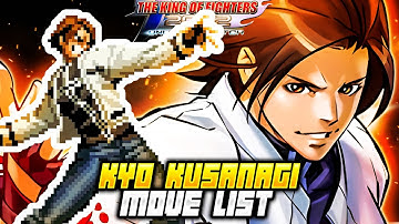 KYO KUSANAGI MOVE LIST - The King of Fighters 2002 Unlimited Match (KOF2002)