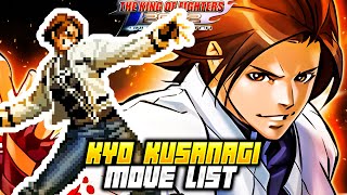 KYO KUSANAGI MOVE LIST - The King of Fighters 2002 Unlimited Match (KOF2002) screenshot 5