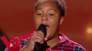 Bob Marley - Redemption song | Mélia | The Voice Kids France 2018 | Blind Audition chords