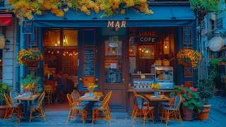 Positive Morning Street Cafe Shop Ambience with Romantic Bossa Nova Music to Start Your Day