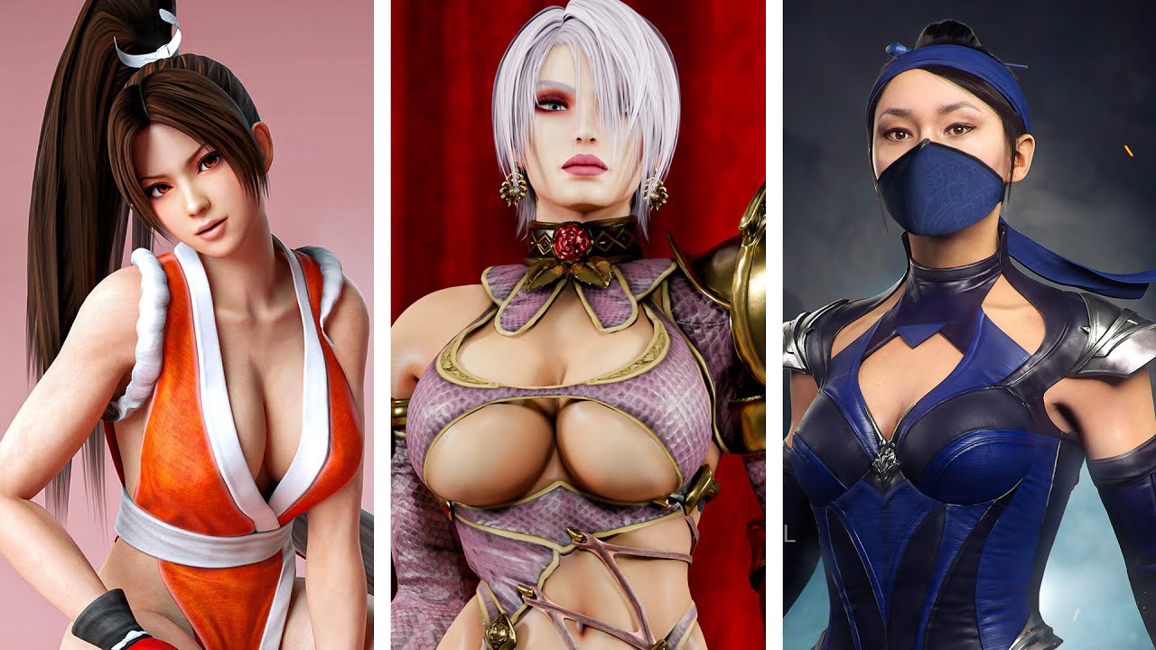 Personagens FEMININAS mais POPULARES dos jogos de luta 