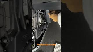 Tesla Cabin Air Filter Change Diy. Model 3/Y. No More Funky Smell. #Shorts #Tesla