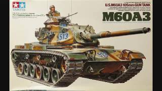 Tamiya 1/35 U.S. M60A3 105mm Gun Tank Kit# 35140