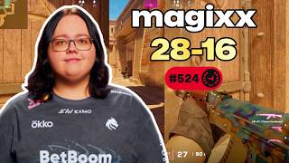 magixx Drops 28 Kills and an Ace on Anubis | EU FACEIT