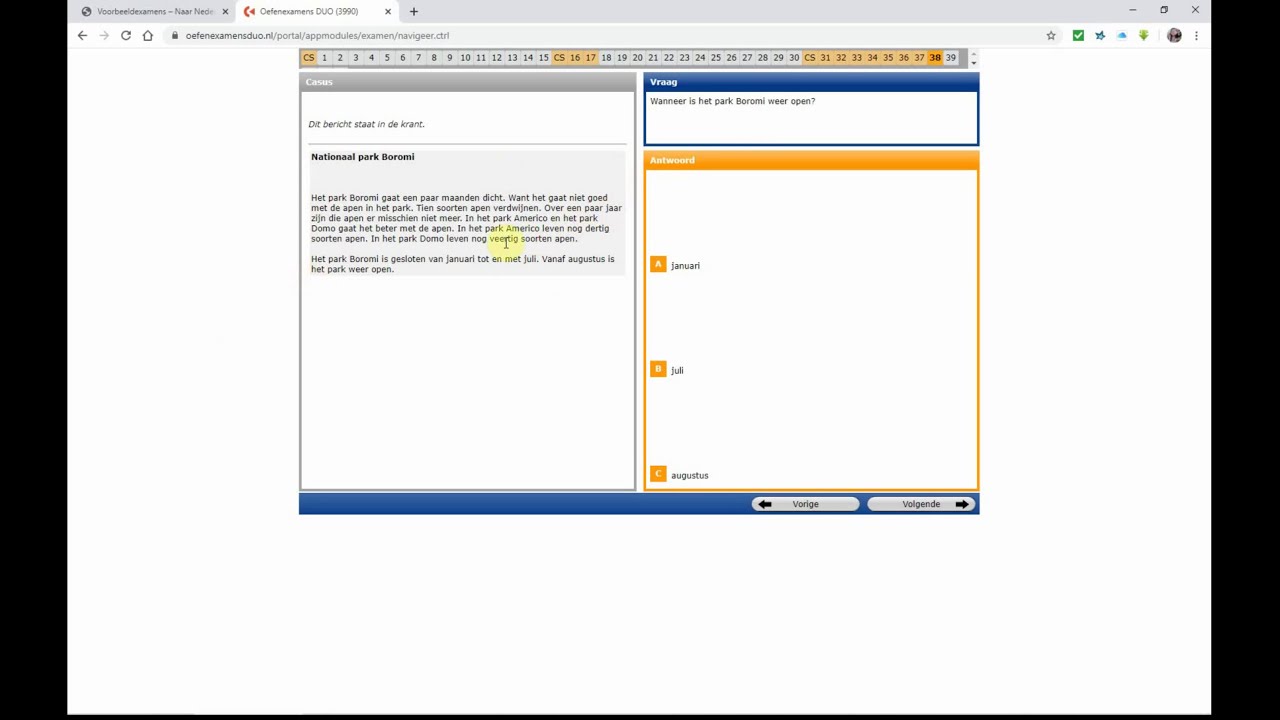 Học tiếng Hà Lan // A1- Hướng dẫn làm bài thi Đọc.
