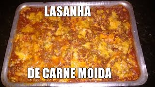Featured image of post Receita De Lasanha De Carne Moida Simples E Facil 500 g de massa de lasanha 500 g de carne mo da 2 caixas confira tamb m