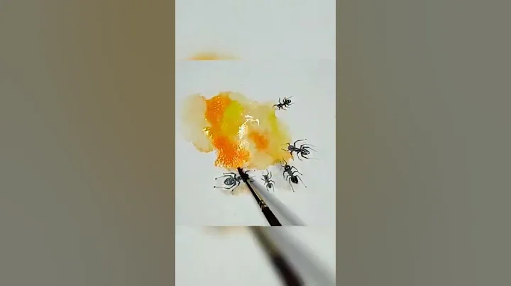 Ants life watercolor painting | shorts | youtube shorts | suresh creative Art