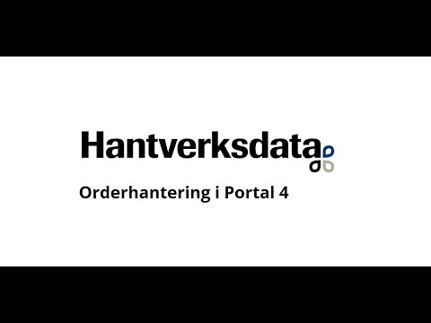 Orderhantering i Portal 4