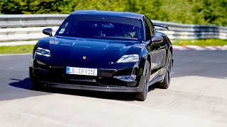 NEW 2025 Porsche Taycan beats Tesla Model S Plaid Nurburgring time by 17 seconds!