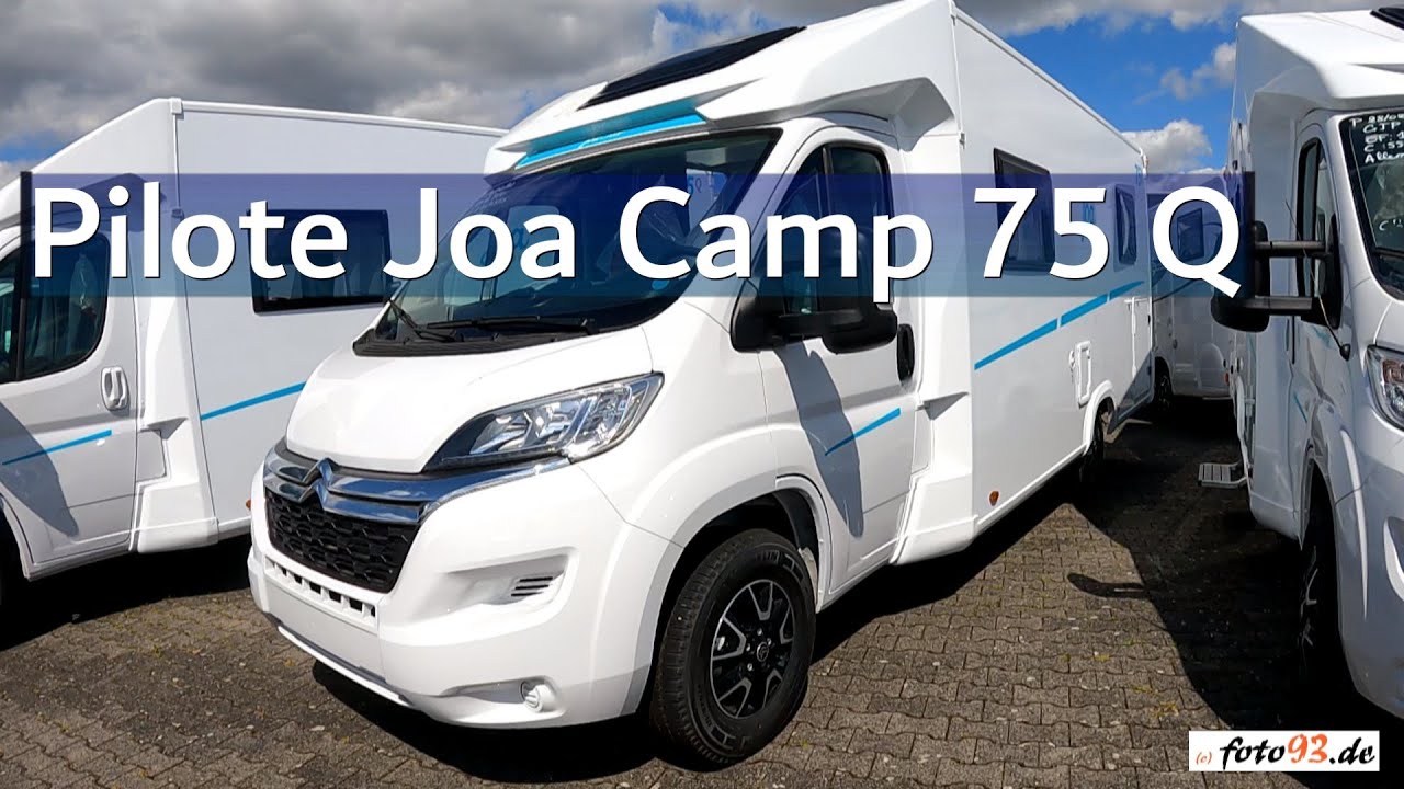 Motorhome Pilote JOA CAMP 75Q cheap and great comfort YouTube