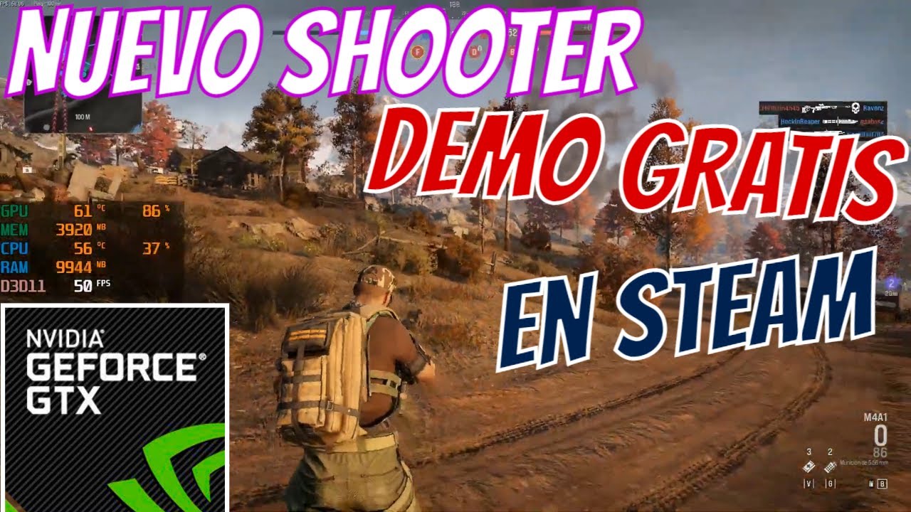 CROWZ Demo | Probando nuevo Shooter | GTX 1050 ti + i3 10100f