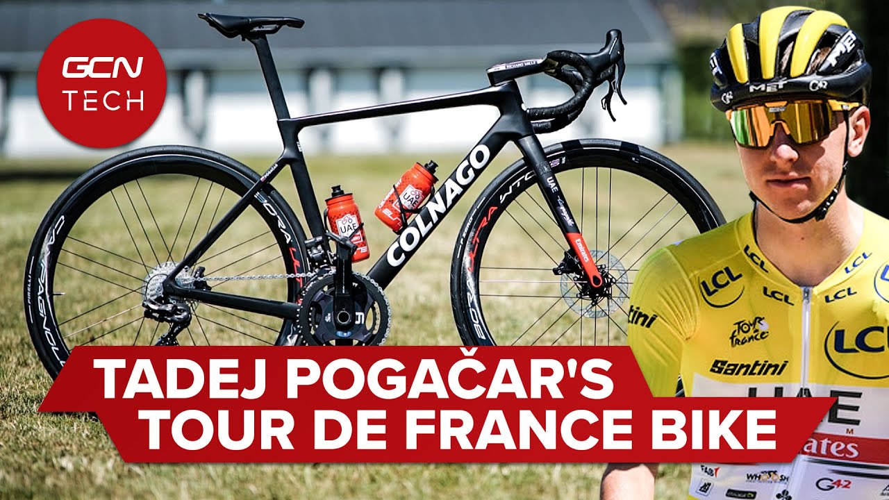 Tadej Pogačar's Prototype Colnago | Tour De France Pro Bike