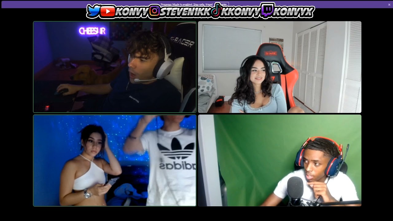 Konvy Brings His Sister On Stream And It Got Dangerous ! YouTube