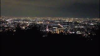 View of Osaka City Lights from Shubōdai 秀望台, Ayaha, Ikeda (Torii Gate in the Sky) (Nov 02, 2025)